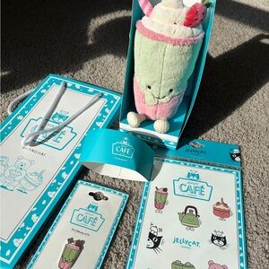 WEEKEND SALE☀️ NWT SHANGHAI Exclusive Amuseables Berrity Latte Jellycat Set